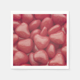 Guardanapo De Papel Red Hot Candy Hearts Paper Napkins