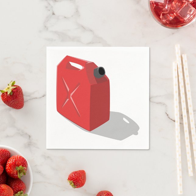 Guardanapo De Papel Red Jerrican Paper Napkins (Criador carregado)