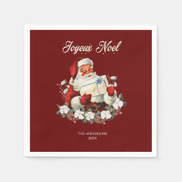 Guardanapo De Papel Red Joyeux Noel