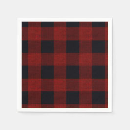 Guardanapo De Papel Red Plaid