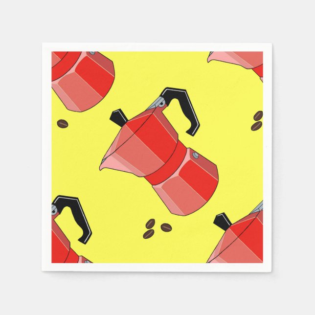 Guardanapo De Papel Red Rainbow Espresso (Frente)