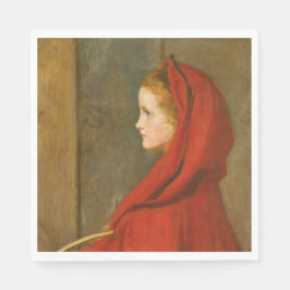 Guardanapo De Papel Red Riding Hood (por John Everett Millais)