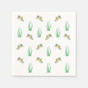 Guardanapo De Papel Red Robin Birds & Snowdrots Playful Primavera Patt
