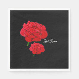 Guardanapo De Papel Red Roses 