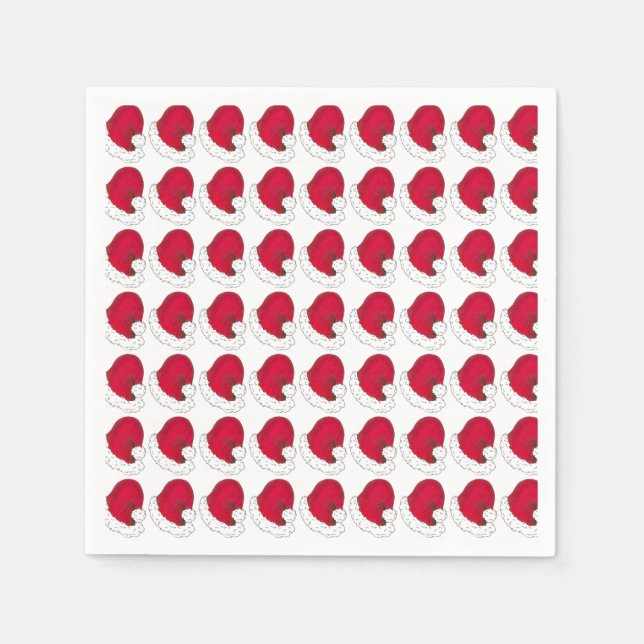 Guardanapo De Papel Red Secret Papai Noel Pai Natal (Frente)