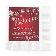 Red White Acredita Festa de Natal Personalizada