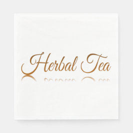 Guardanapo De Papel Reflexão de Chá de Ervas