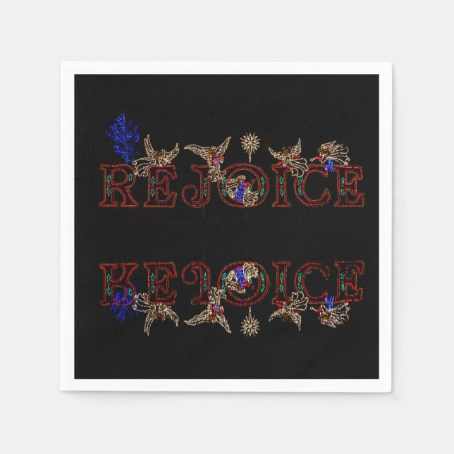 Guardanapo De Papel Reflexões de alegria (Frente)