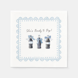 Guardanapo De Papel Refrigerante Blue Baby Pronto para EXPLODIR