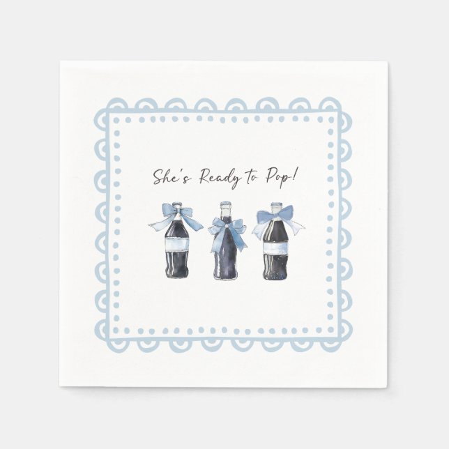 Guardanapo De Papel Refrigerante Blue Baby Pronto para EXPLODIR (Frente)