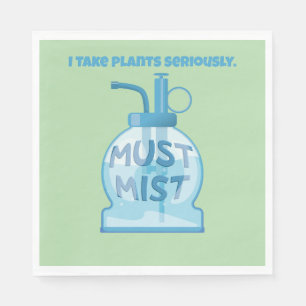 Guardanapo De Papel Regador de plantas nebulizando vasos de plantas
