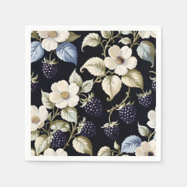 Guardanapo De Papel Regal Elegance Blackberry & Blooms