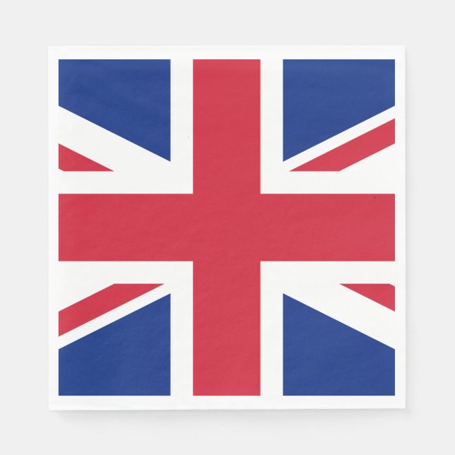 Guardanapo De Papel Reino Unido (bandeira britânica) (bandeira da Uniã (Frente)