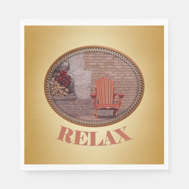 Guardanapo De Papel Relaxe - Papel Napkin (Frente)