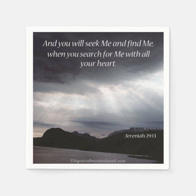 Guardanapo De Papel Religioso (Frente)