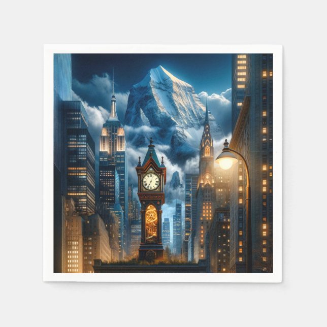 Guardanapo De Papel Relógio do Avô (Frente)