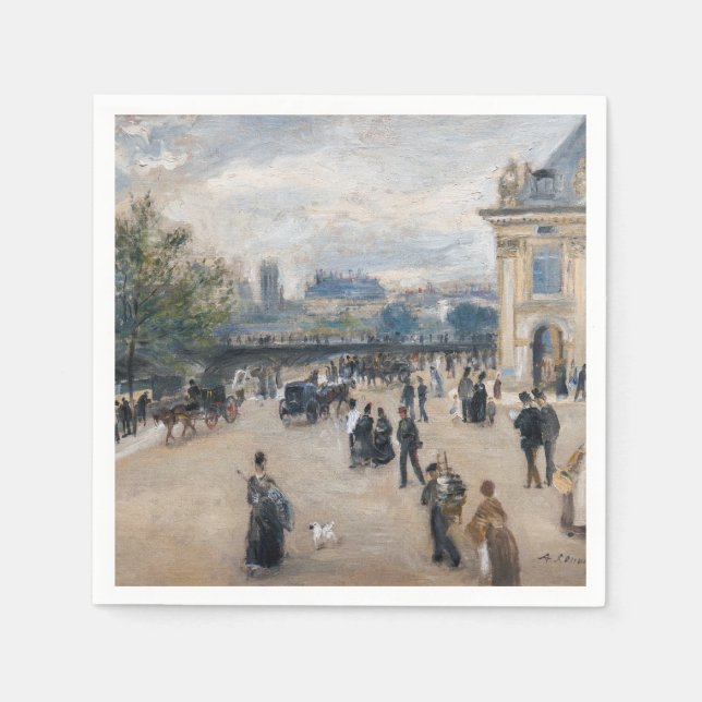 Guardanapo De Papel Renoir - Paris, Institut au Quai Malaquais (Frente)