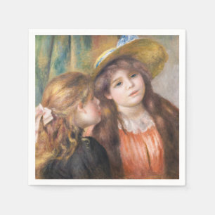Guardanapo De Papel Renoir - Retrato de Duas Meninas