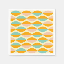 Guardanapo De Papel Repeating geometric pattern in beige background
