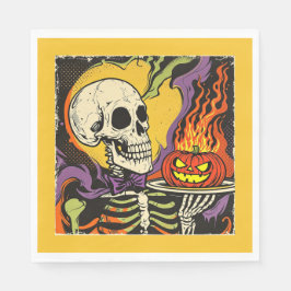 Guardanapo De Papel Réplica "Servindo Assustos" da Circa de 1950