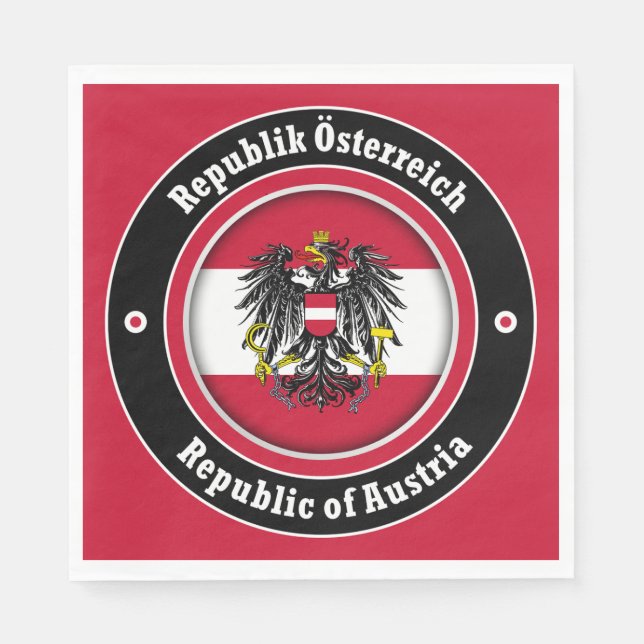 Guardanapo De Papel República da Áustria (Frente)