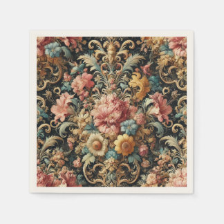 Guardanapo De Papel Requiem for Arcana – Gothic Floral Design