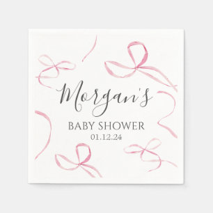 Guardanapo De Papel Resguardas de papel cor-de-rosa, decorações de tem