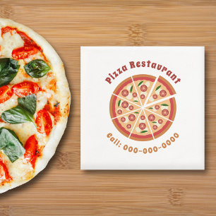Guardanapo De Papel Restaurante Pizza