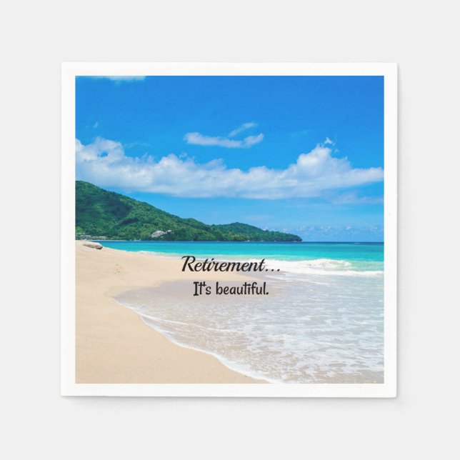 Guardanapo De Papel Retirada... é linda (Frente)