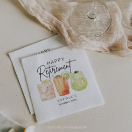 Guardanapo De Papel Retirement Party