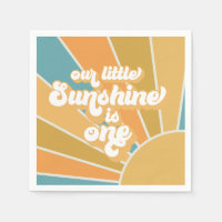 Retrai Nosso Pequeno Rapaz Sol Primeiro Aniversári