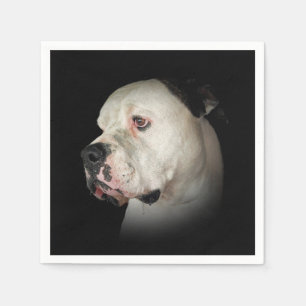 Guardanapo De Papel Retrato de Cão-Touro Americano