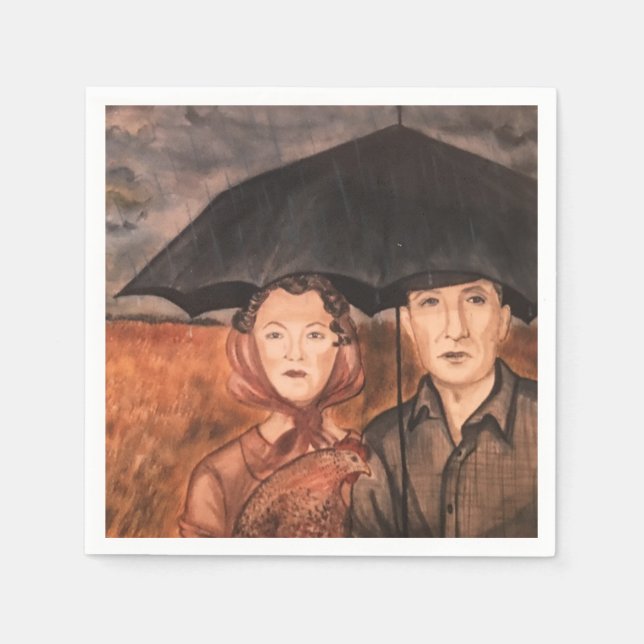 Guardanapo De Papel Retrato De Um Sonho (Frente)