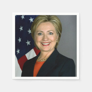 Guardanapo De Papel Retrato Oficial Hillary Clinton