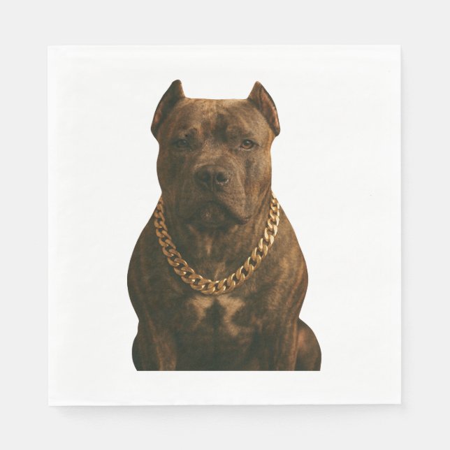 Guardanapo De Papel Retriever de ouro (Frente)