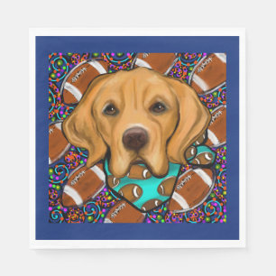 Guardanapo De Papel Retriever Dourado