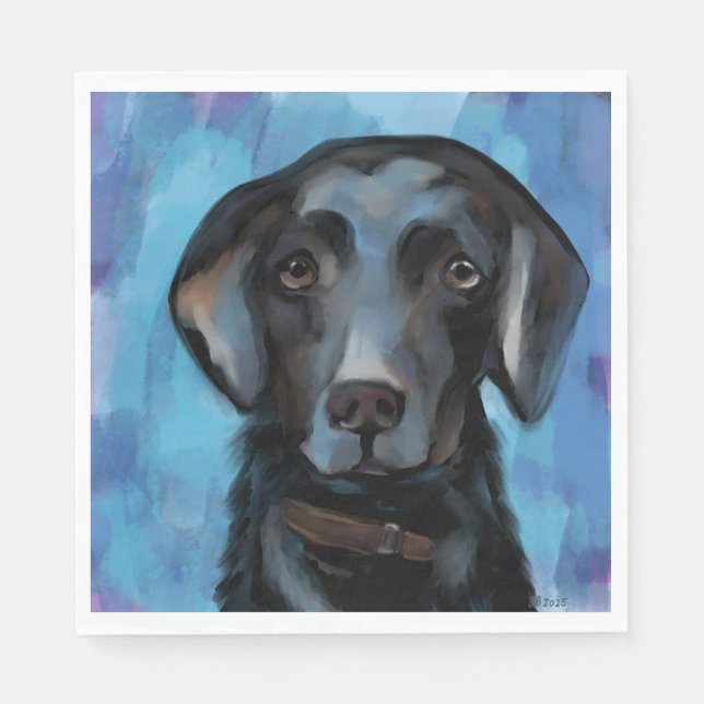Guardanapo De Papel Retriever Labrador  (Frente)