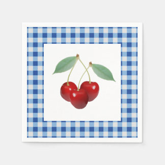 Guardanapo De Papel Retro Cherries Cloth Napkin