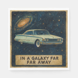 Guardanapo De Papel Retro Cruiser in Deep Space 