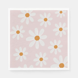 Guardanapo De Papel Retro Daisy Party Napkin