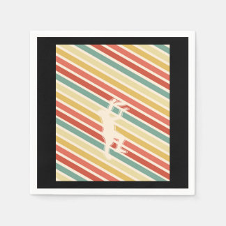 Guardanapo De Papel Retro Frisbee Disc