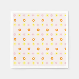 Guardanapo De Papel Retro Groovy Hippie Birthday