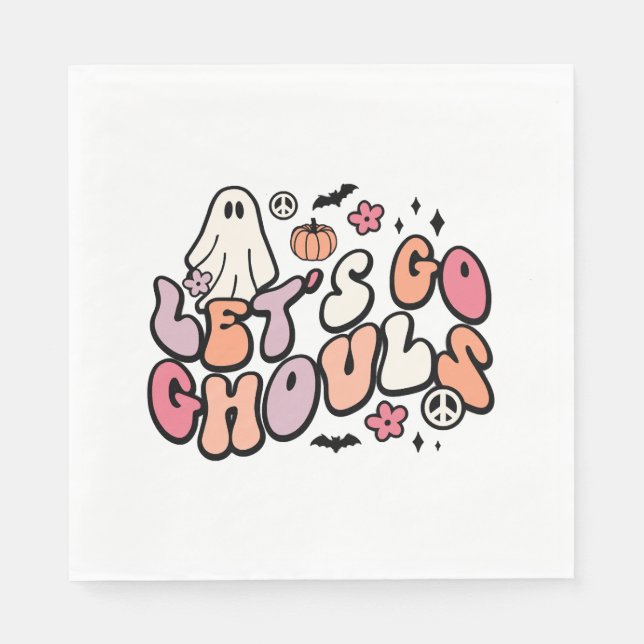 Guardanapo De Papel Retro Halloween (Frente)