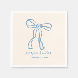 Guardanapo De Papel Retro-Mão Desenhada Casamento Napkins