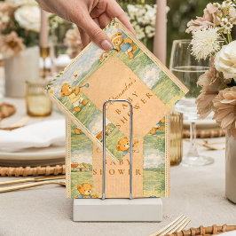 Guardanapo De Papel Retro Playground Teddy Bears Baby Shower
