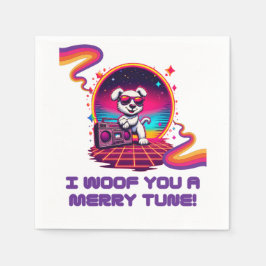 Guardanapo De Papel Retro Poochie Dreamscape