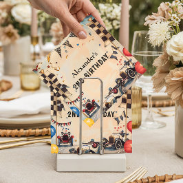 Guardanapo De Papel Retro Race Track Two Fast Birthday