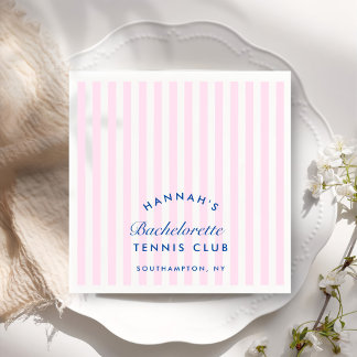 Guardanapo De Papel Retro Rosa Último Balanço Antes do Tênis Ring Bach