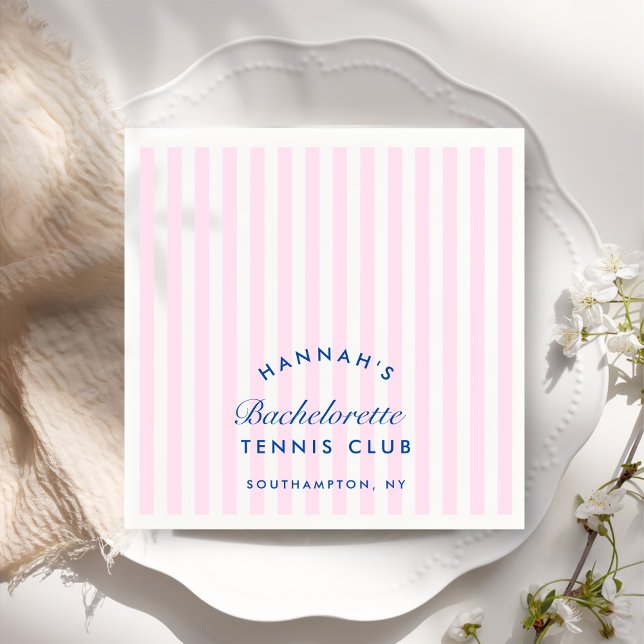 Guardanapo De Papel Retro Rosa Último Balanço Antes do Tênis Ring Bach (Criador carregado)