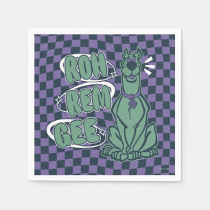 Guardanapo De Papel Retro Scooby "OMG"